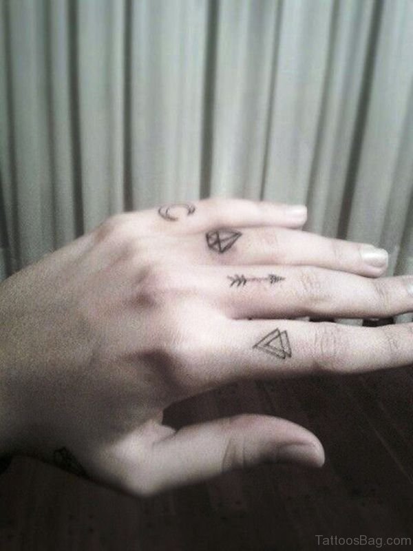 24 Unique Triangle Tattoos On Finger - Tattoo Designs – 