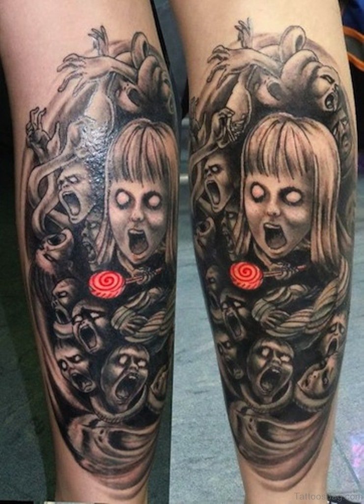 Zombie Tattoo Design.