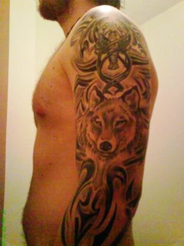 80 Superb Alpha Wolf Tattoos For Men - Tattoo Designs – TattoosBag.com
