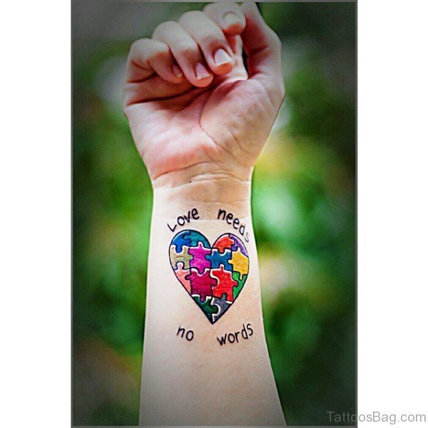 40 Mind Blowing Autism Tattoos On Wrist - Tattoo Designs – TattoosBag.com