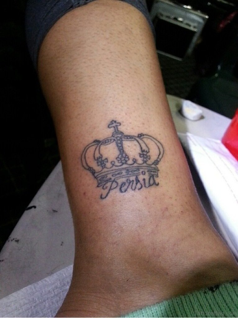 23 Best crown Tattoos On Ankle - Tattoo Designs – 
