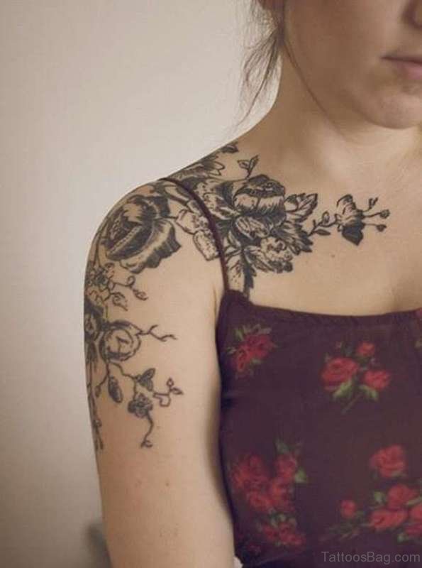 86 Attractive Black And Grey Tattoos On Shoulder - Tattoo Designs –  