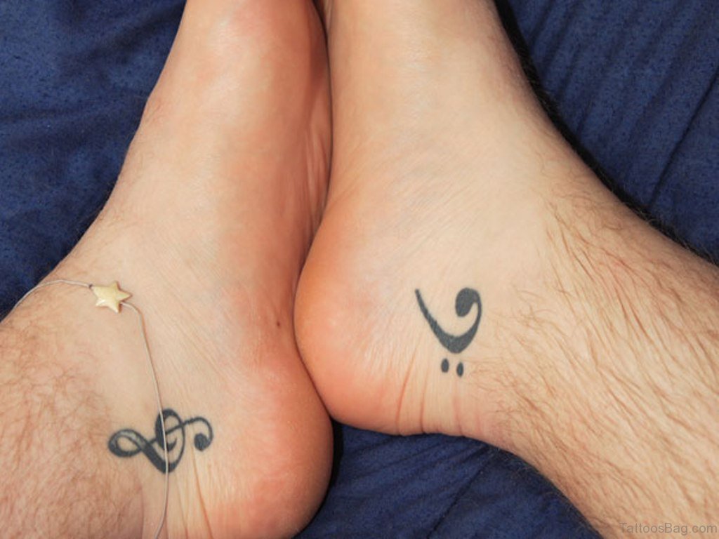 33 Cute Music Notes Tattoos On Ankle - Tattoo Designs – 