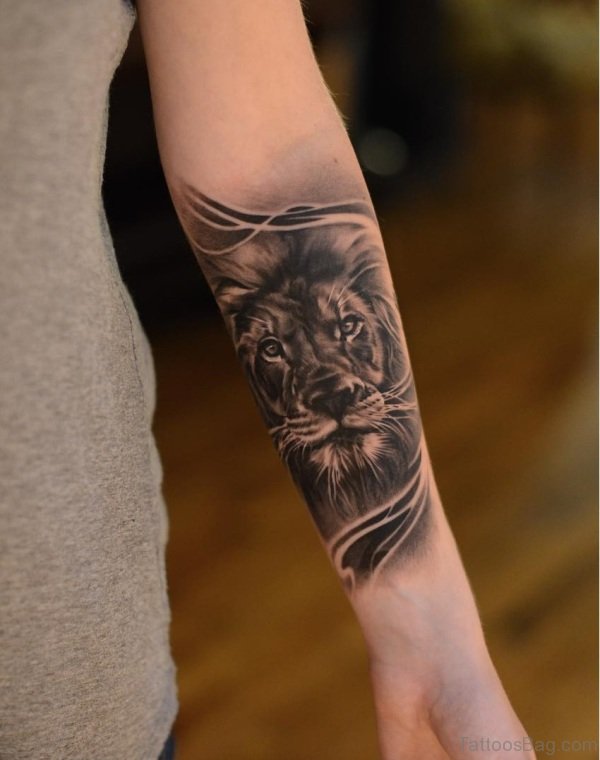 24 Lion Forearm Tattoos Design - Tattoo Designs – 