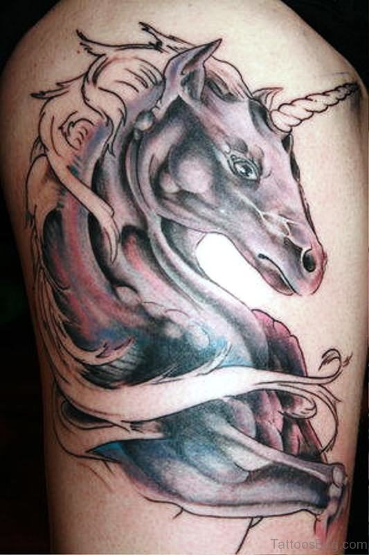 70 Most Beautiful Unicorn Tattoos - Tattoo Designs – 