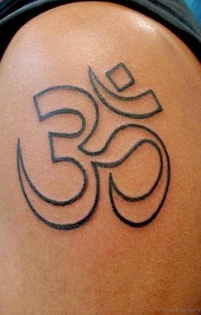 50 Good Looking Om Tattoos For Shoulder - Tattoo Designs – 