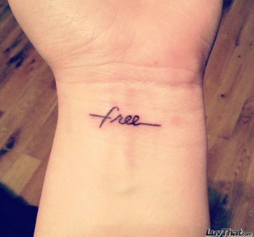 10 Free Lettering Tattoos On Wrist - Tattoo Designs – 