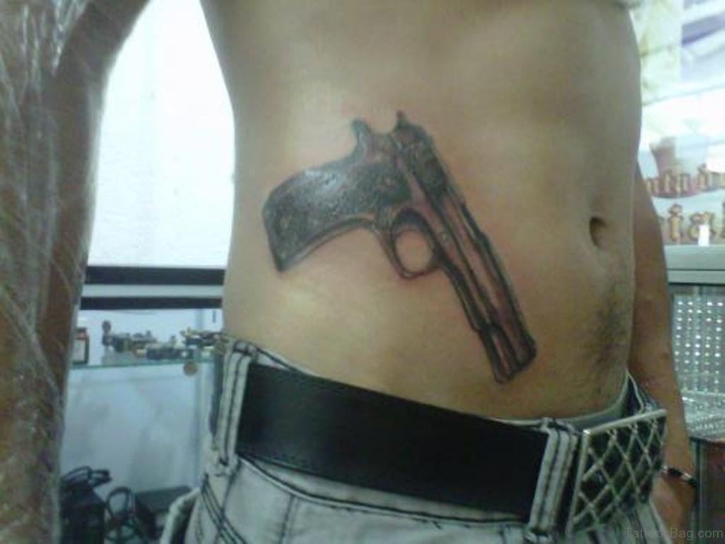 Good Looking Gun Tattoo.