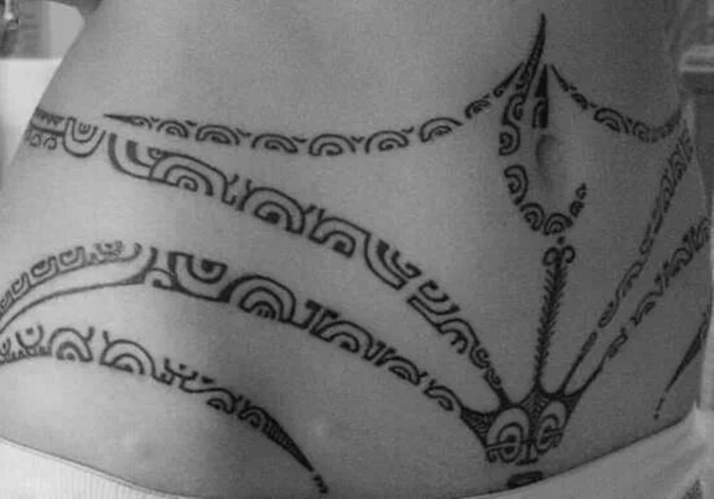 46 Magnificent Tribal Tattoos On Stomach - Tattoo Designs – 