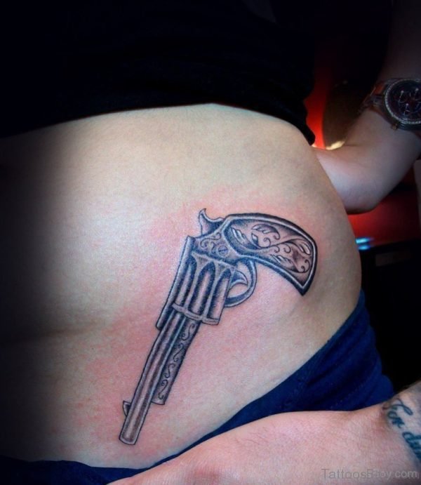 71 Stylish Gun Tattoos For Waist - Tattoo Designs – 