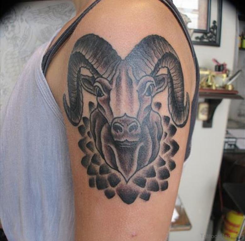 52 Zodiac Aries Tattoos On Shoulder - Tattoo Designs – 