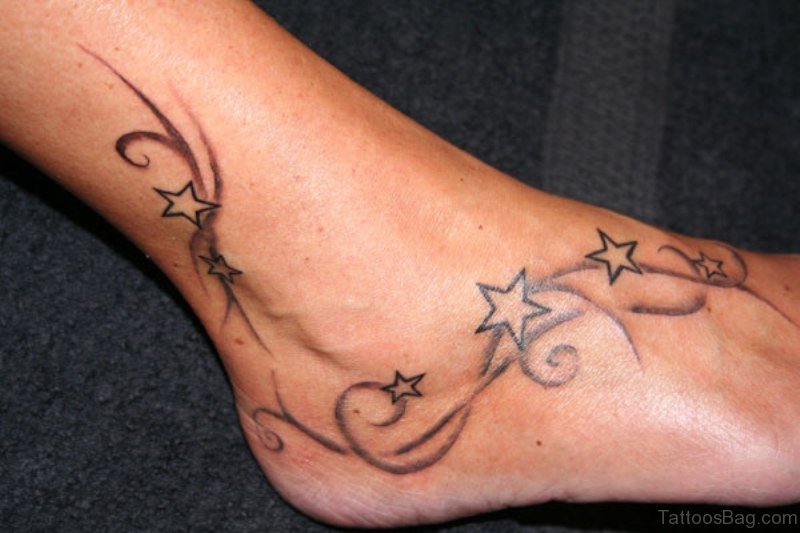 84 Cute Star Tattoo On Foot - Tattoo Designs – 