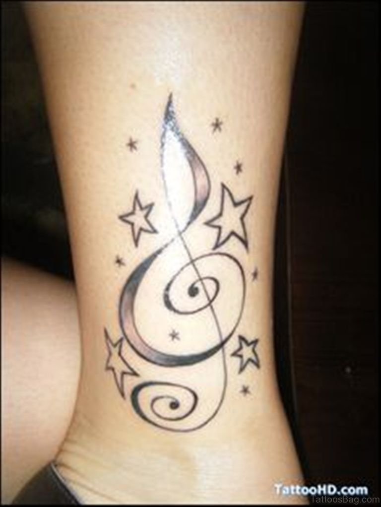 33 Cute Music Notes Tattoos On Ankle - Tattoo Designs – 