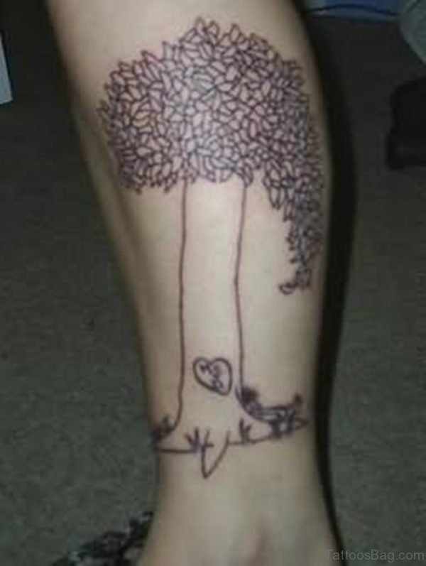 93 Best Tree Tattoos For Leg - Tattoo Designs – 