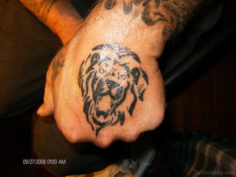 38 Elegant Lion Tattoos On Hand - Tattoo Designs – 