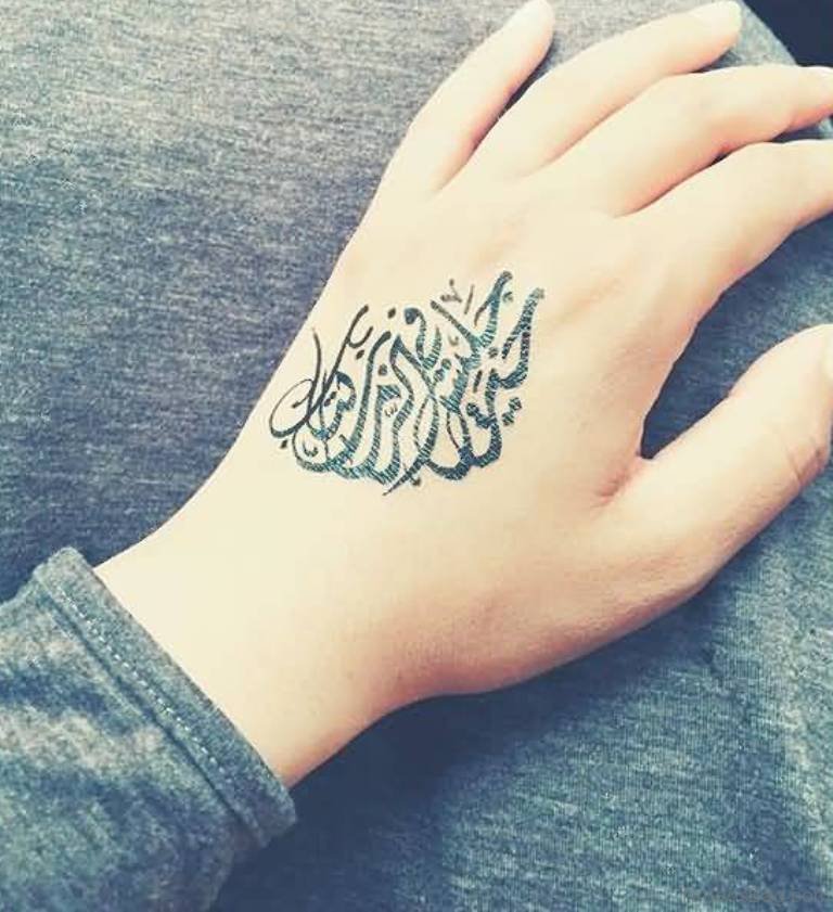 18 Arabic Tattoos On Hand - Tattoo Designs – TattoosBag.com