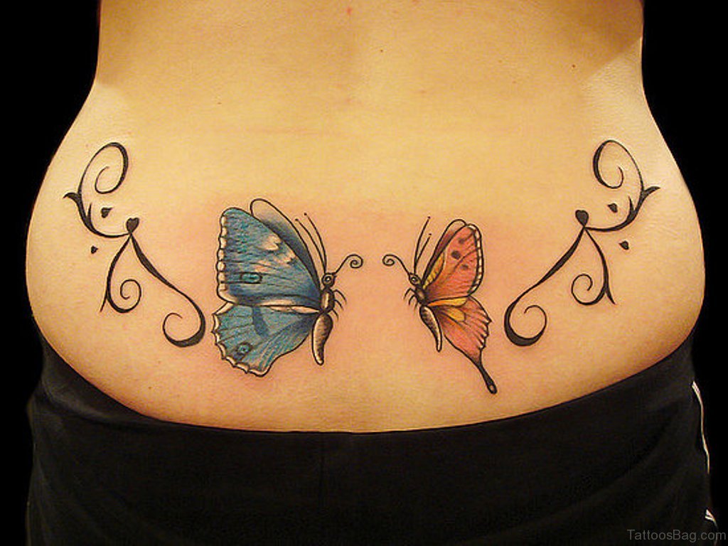 Tribal Butterfly Tattoo.