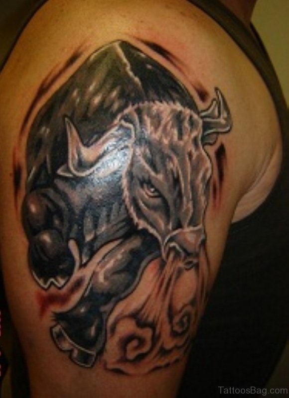 21 Buffalo Tattoos Design On Shoulder - Tattoo Designs – TattoosBag.com