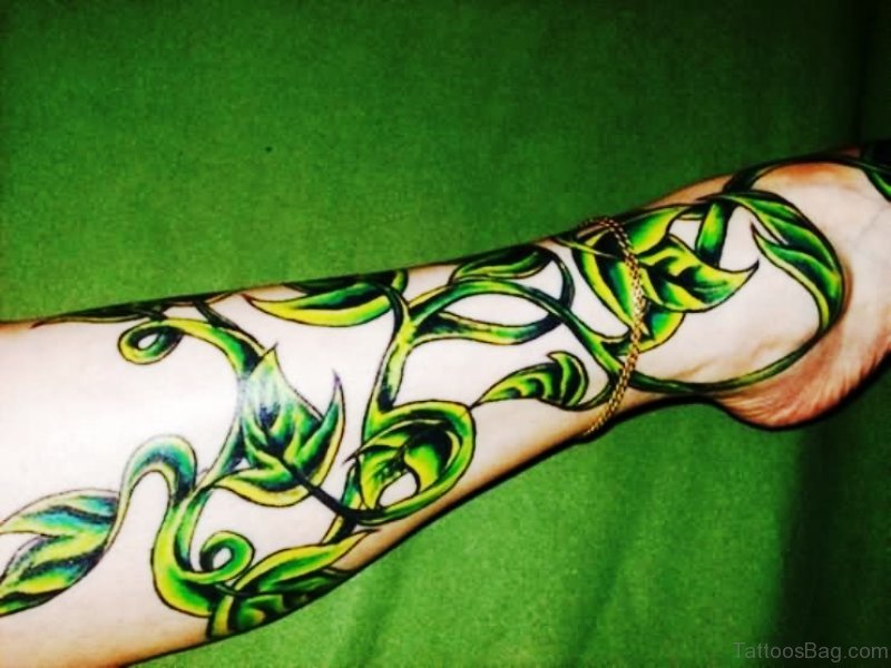 Green Vine Tattoo.