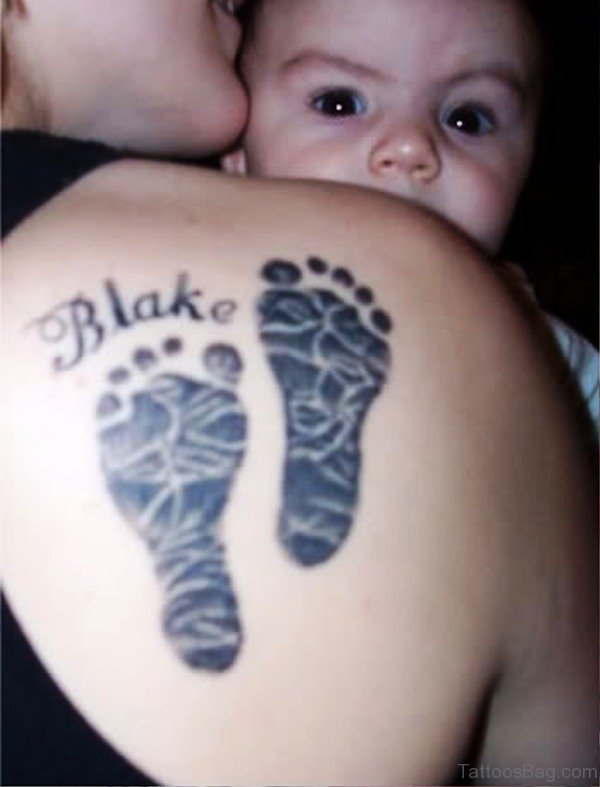 Child Feet Tattoos : Baby Footprint Tattoos Lovetoknow Baby Footprint Memorial Tattoos