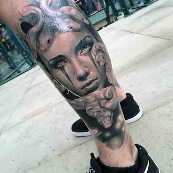 37 Leg Medusa Tattoo - Tattoo Designs – 